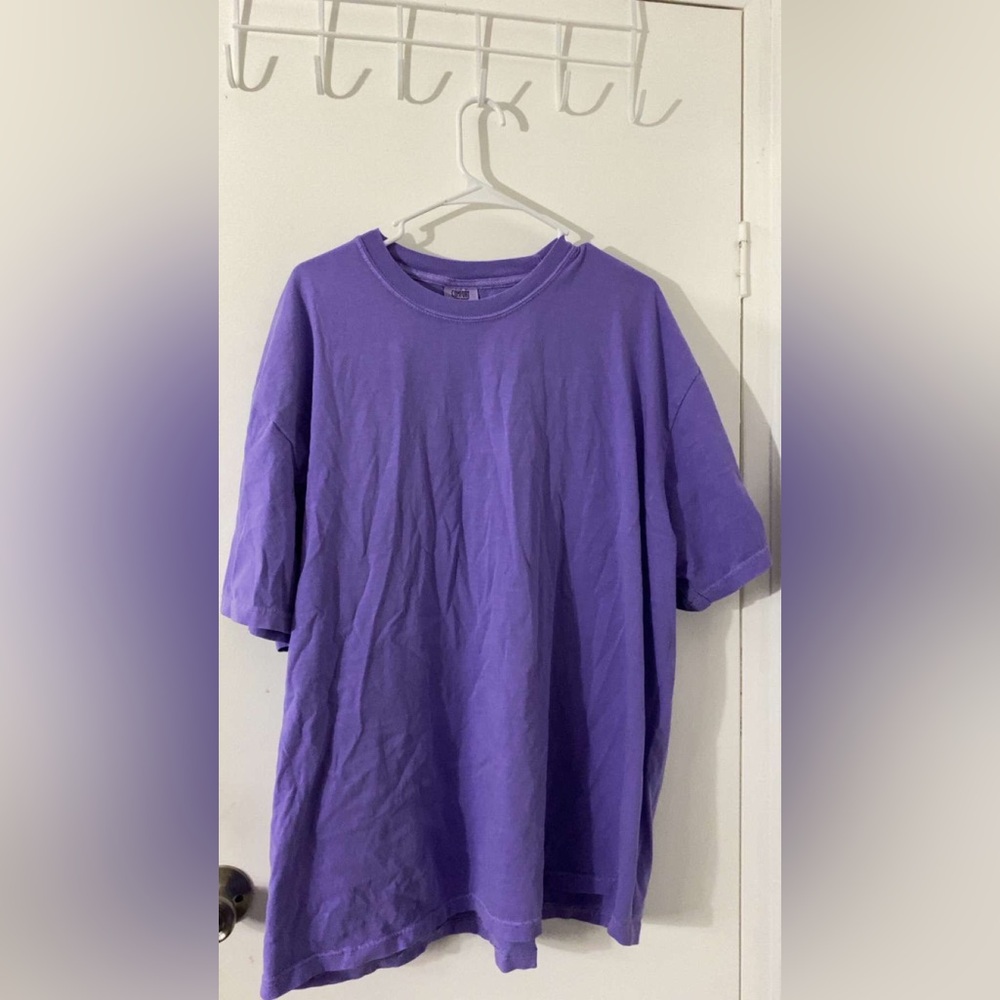 ComFort Colors Plain Purple T-shirt